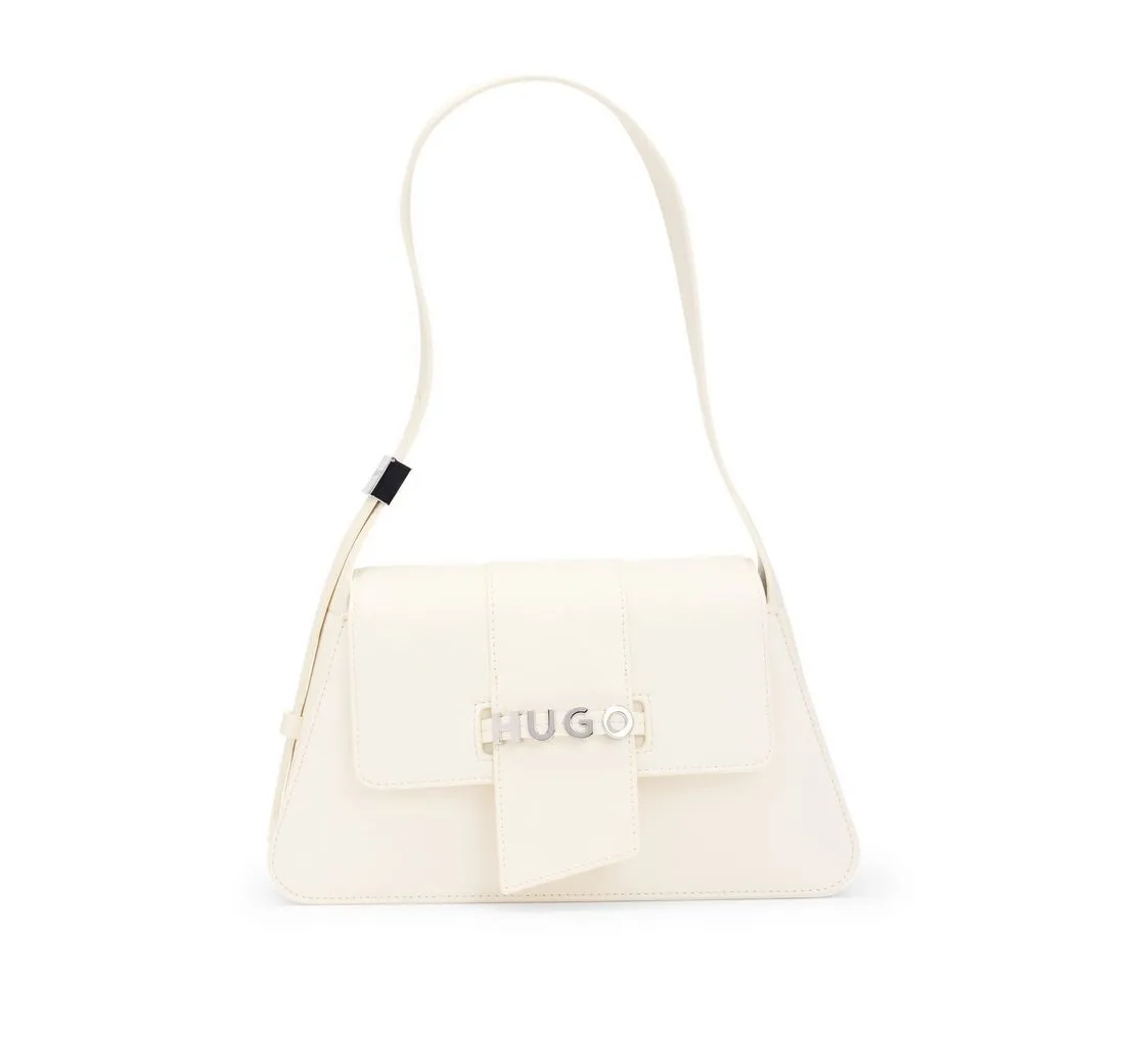 HUGO Umhängetasche Mel 2.0 Sh. Bag Flap, Schultertasche, Damen Abendtasche, Überschlag mit Magnetverschluss