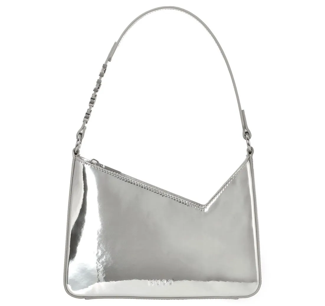 HUGO Umhängetasche Women's Mel LA - Schultertasche 24.5 cm (silver)