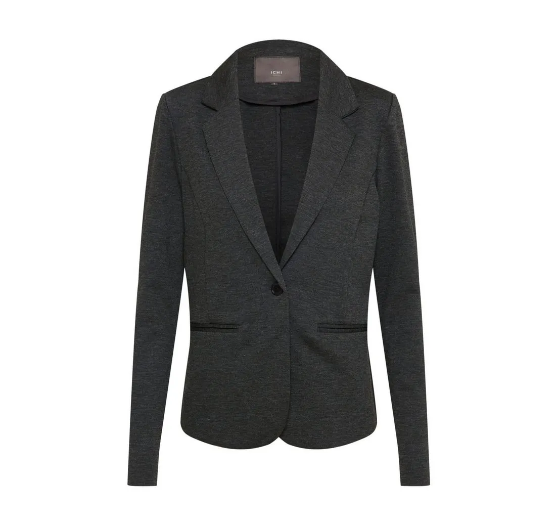 ICHI Kurzblazer Kate (1-tlg) Plain/ohne Details