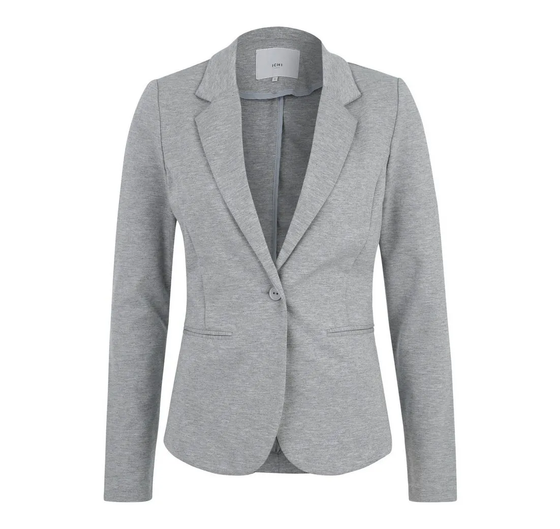 ICHI Kurzblazer Kate (1-tlg) Plain/ohne Details