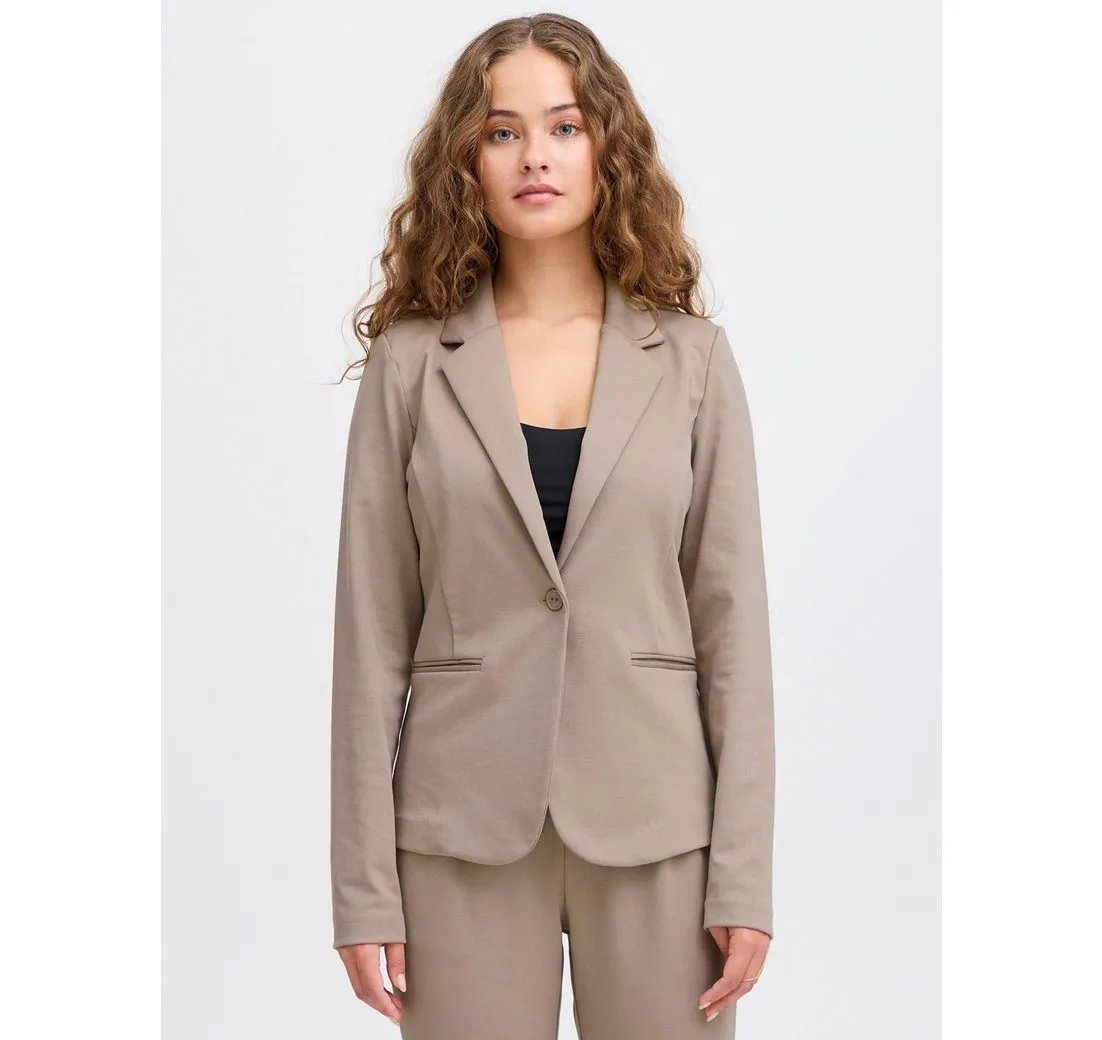 ICHI Kurzblazer Kate (1-tlg) Plain/ohne Details