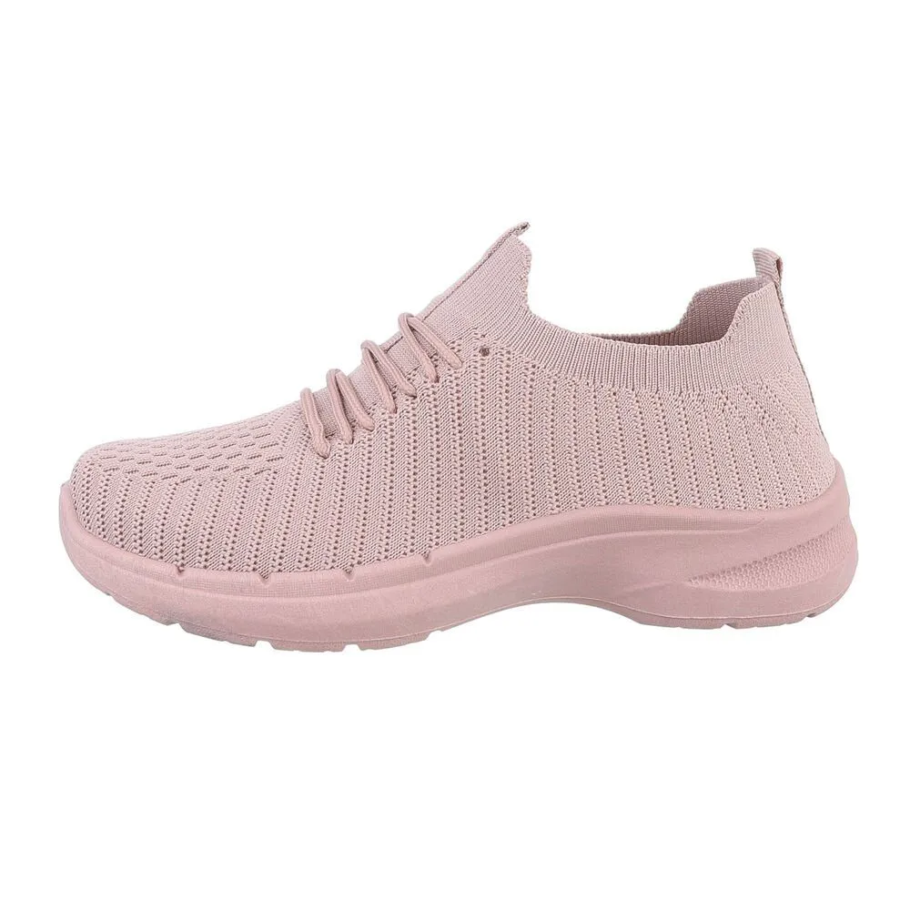 ITAL-DESIGN Damen Low-Top Freizeit Sneaker (85878532) Flach Sneakers Low in Altrosa