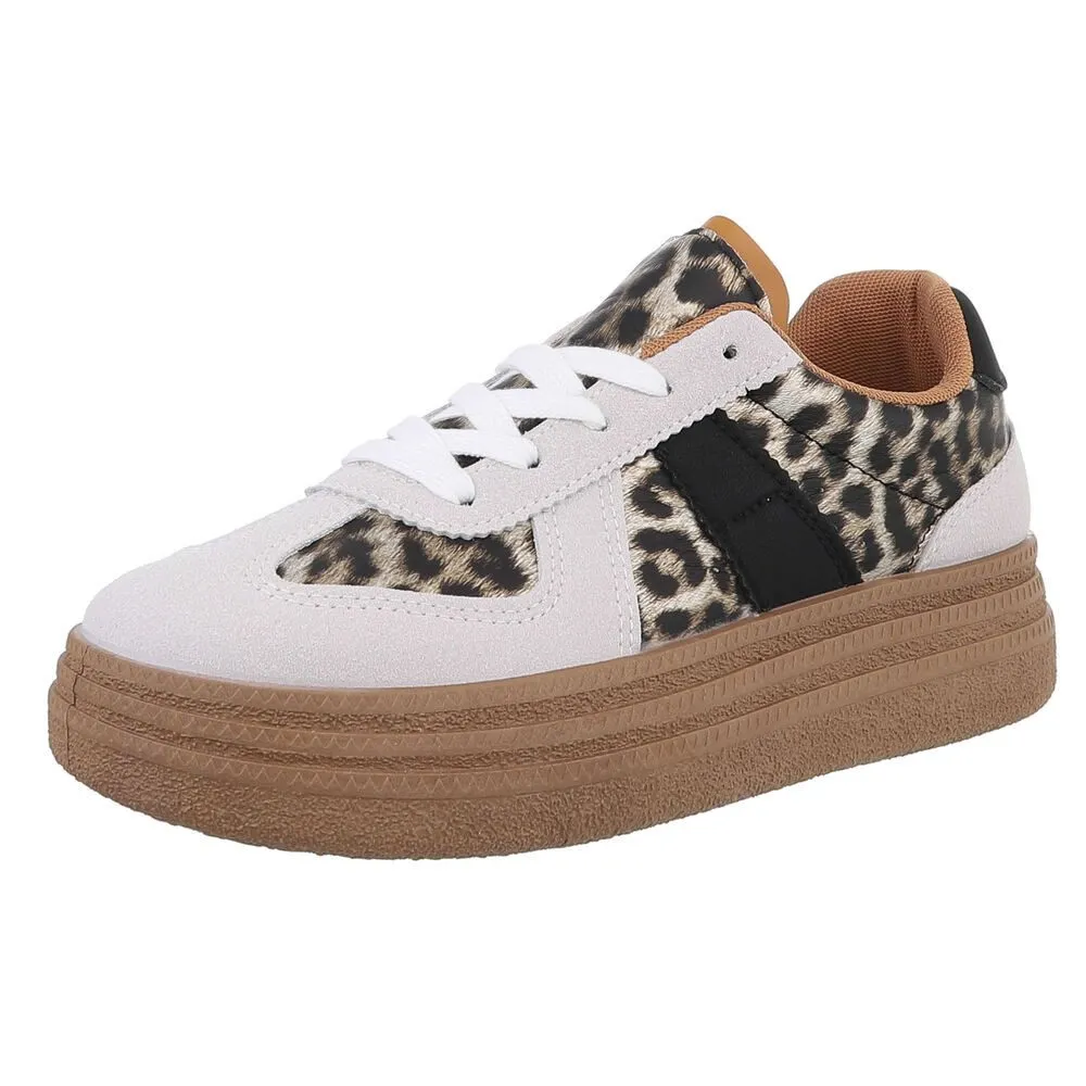 ITAL-DESIGN Damen Low-Top Freizeit Sneaker (88577224) Flach Sneakers Low in Grau