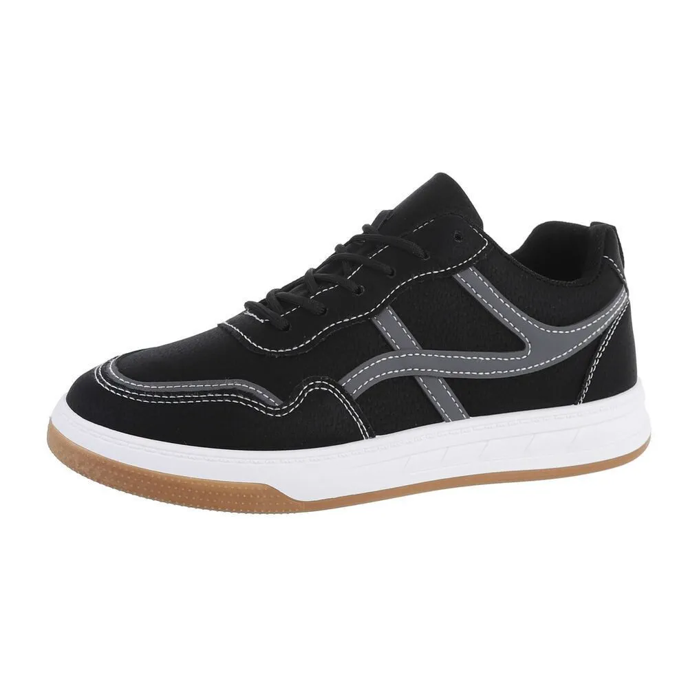 ITAL-DESIGN Damen Low-Top Freizeit Sneaker (88791733) Flach Sneakers Low in Schwarz
