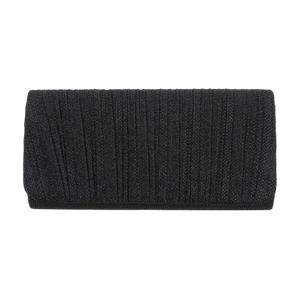 Ital-Design Schultertasche Kleine, Damentasche clutch schultertasche in Schwarz
