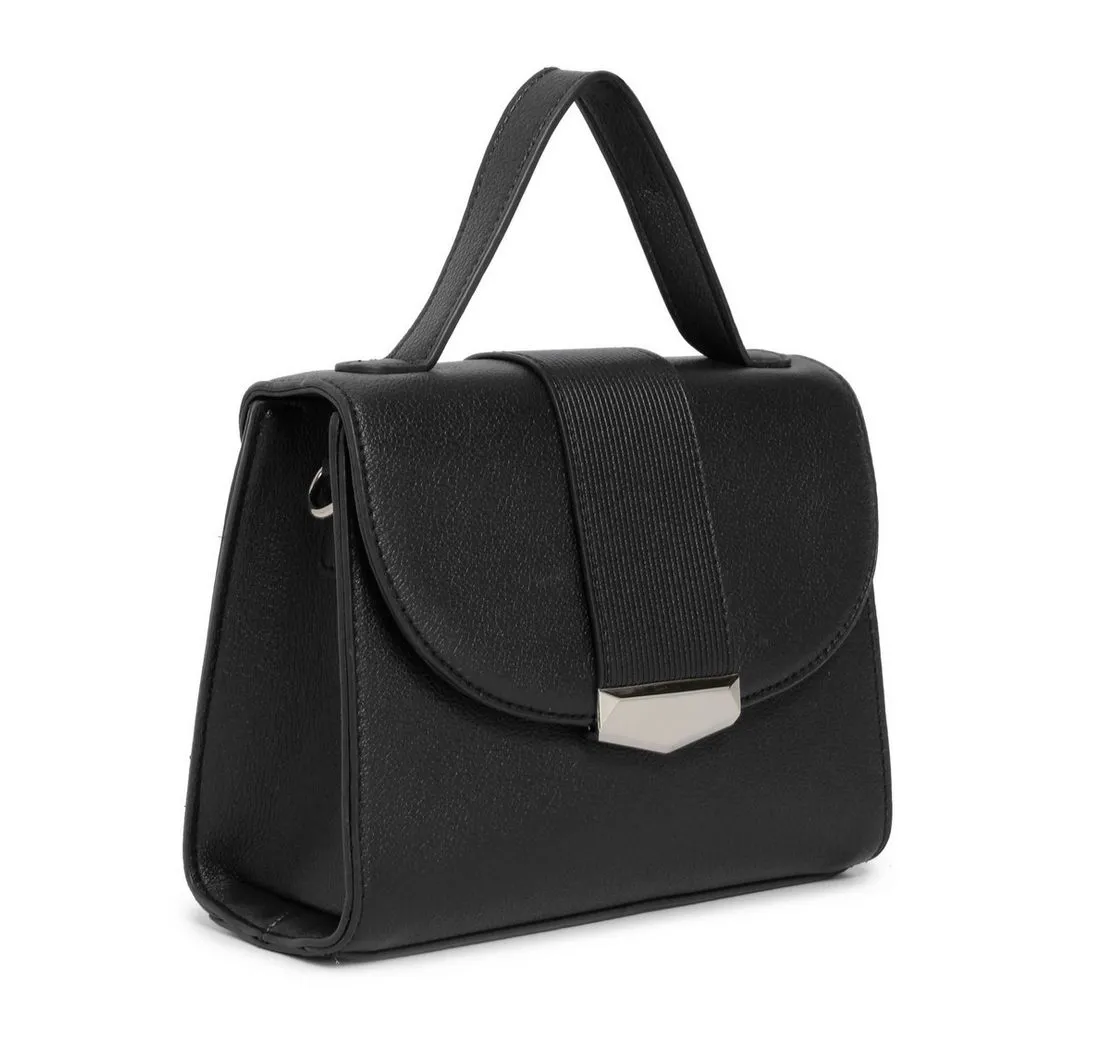 ITALYSHOP24 Schultertasche DAMEN TASCHE MINI Body Bag Umhängetasche Clutch Crossover klein leicht (Spar-Set:Tasche mit Gurt+Zusatz Muster-Umhängeband, 2-tlg), Messenger Handy Smartphone Crossbag Freizeit Abend Urlaub LEDER OPTIK