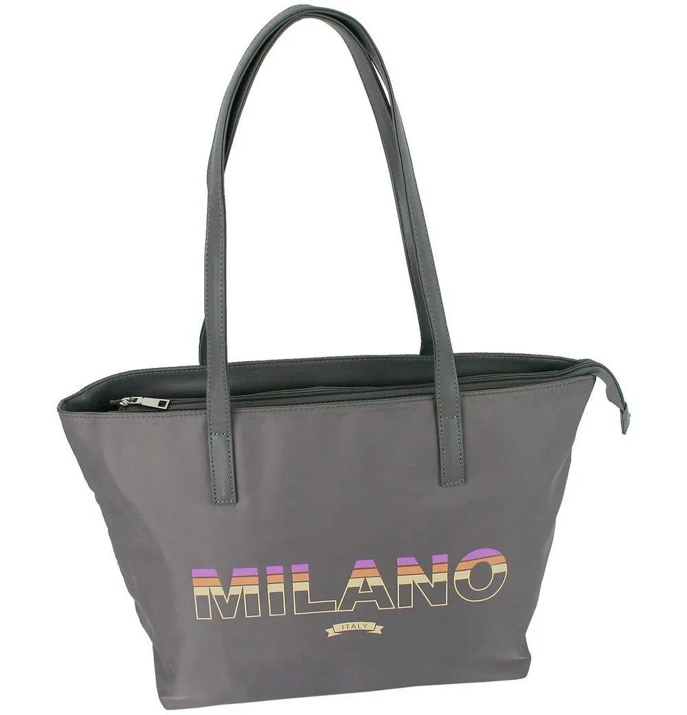 J JONES JENNIFER JONES Schultertasche - Ultra leichter großer Damen Shopper XL, mit Reißverschluss - Nylon, Leicht