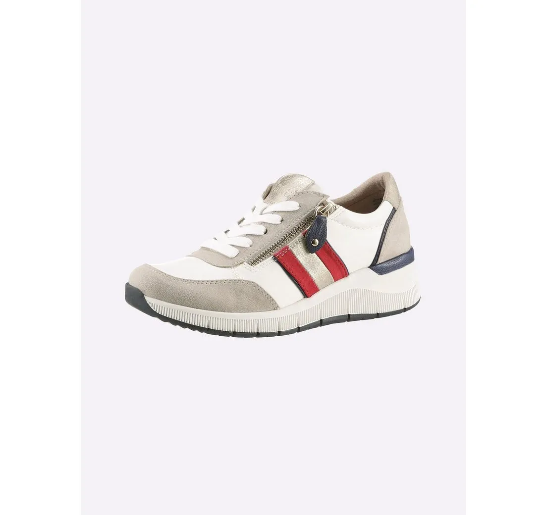 JANA Schnürschuh Sneaker Flexible Laufsohle, Wechselfußbett
