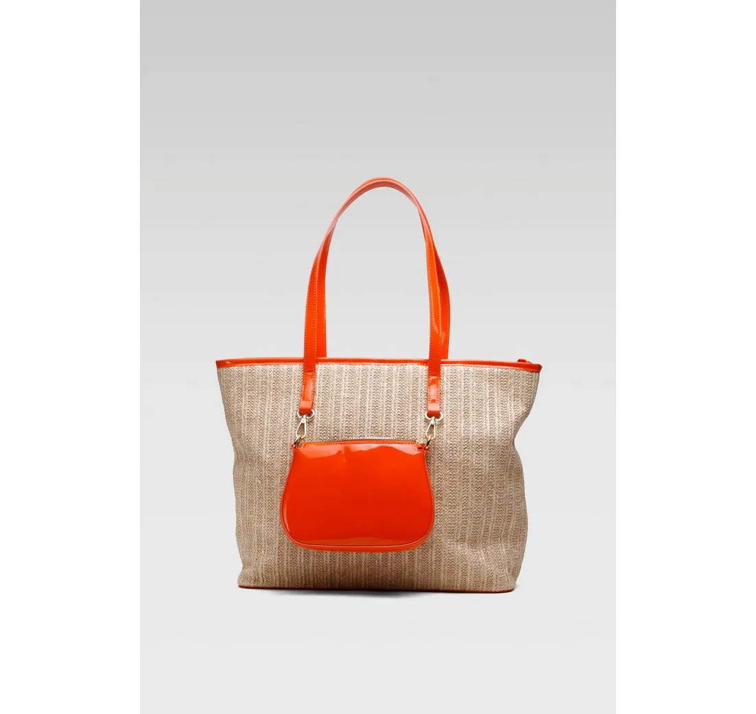 Jenny Fairy Handtasche Jenny Fairy Große Shoppertasche MJT-J-107-25-01 orange