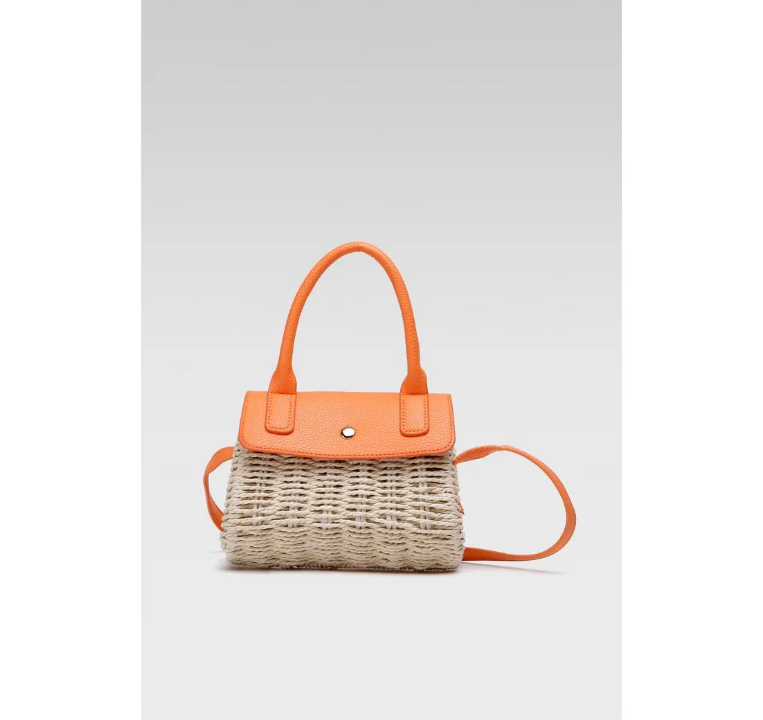 Jenny Fairy Handtasche Jenny Fairy Kleine Korbtasche MJR-J-132-25-01 orange