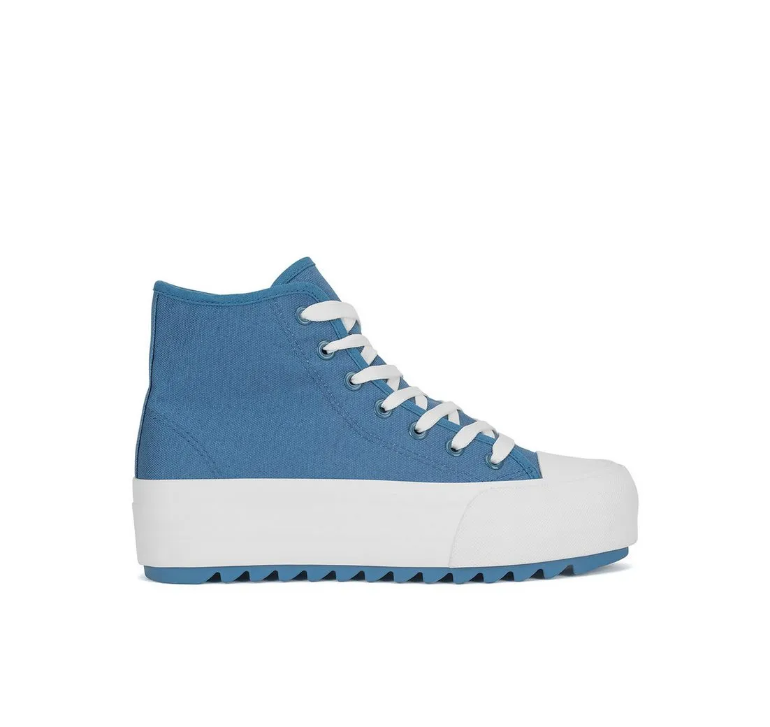 JENNY FAIRY Jenny Fairy Sneakers aus Stoff Damen WFA2939-1 Blau Sneaker