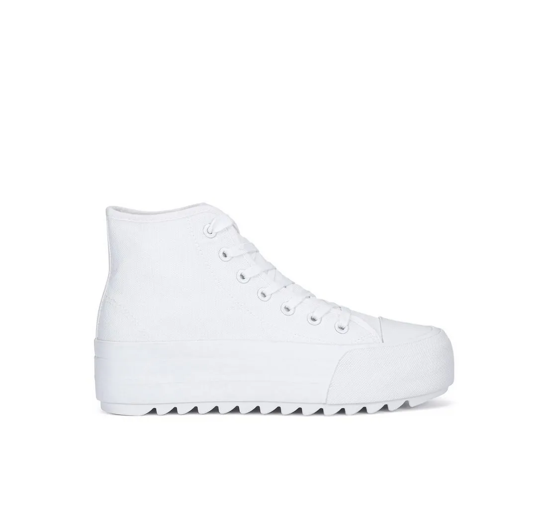 JENNY FAIRY Jenny Fairy Sneakers aus Stoff Damen WFA2939-1 Weiß Sneaker