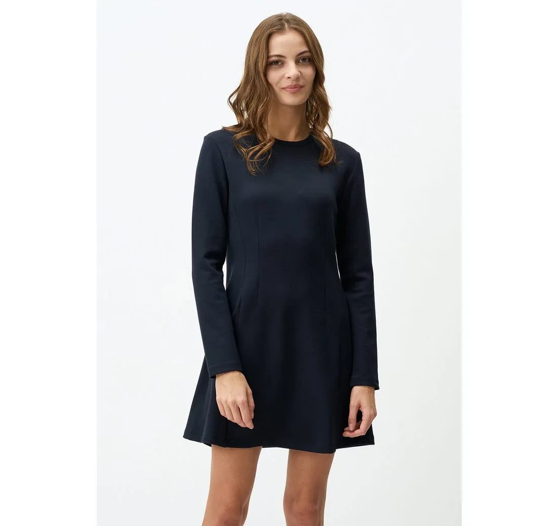 JIMMY KEY Minikleid Rundhalsausschnitt Langärmlig Minikleid