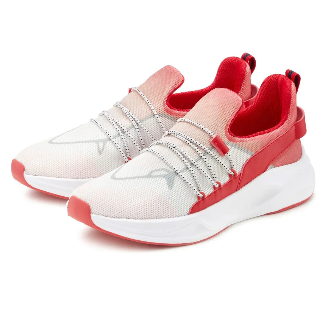 JOHN DEVIN Freizeitschuhe Sneaker mit elastischen Bändern für schnelles Reinschlüpfen VEGAN