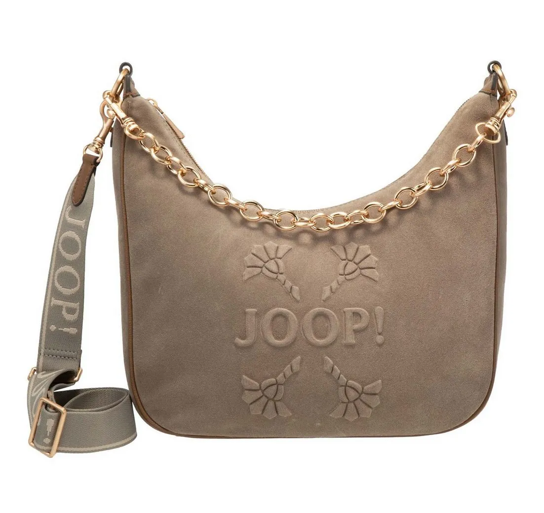JOOP! Schultertasche Ginger Hobo (Set, 2-tlg), aus echtem Leder