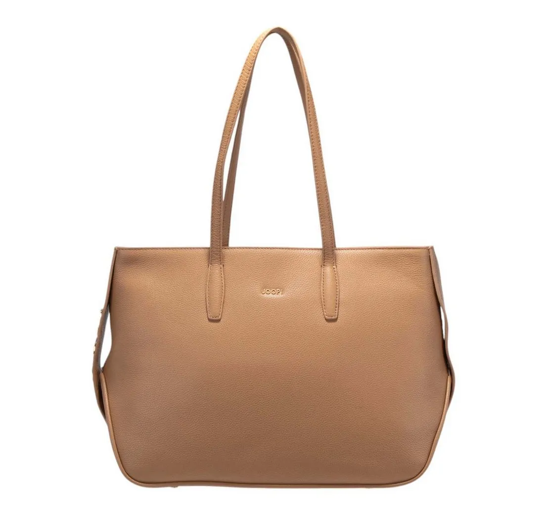 JOOP! Schultertasche Zita Shopper, aus echtem Rindsleder