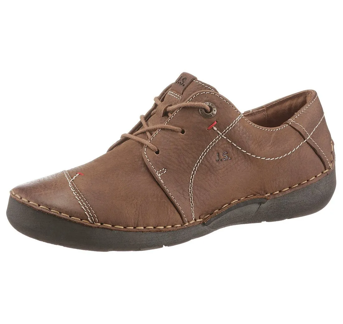 JOSEF SEIBEL Schnürschuh mit Wechselfußbett, Freizeitschuh, Halbschuh, Schnürschuh