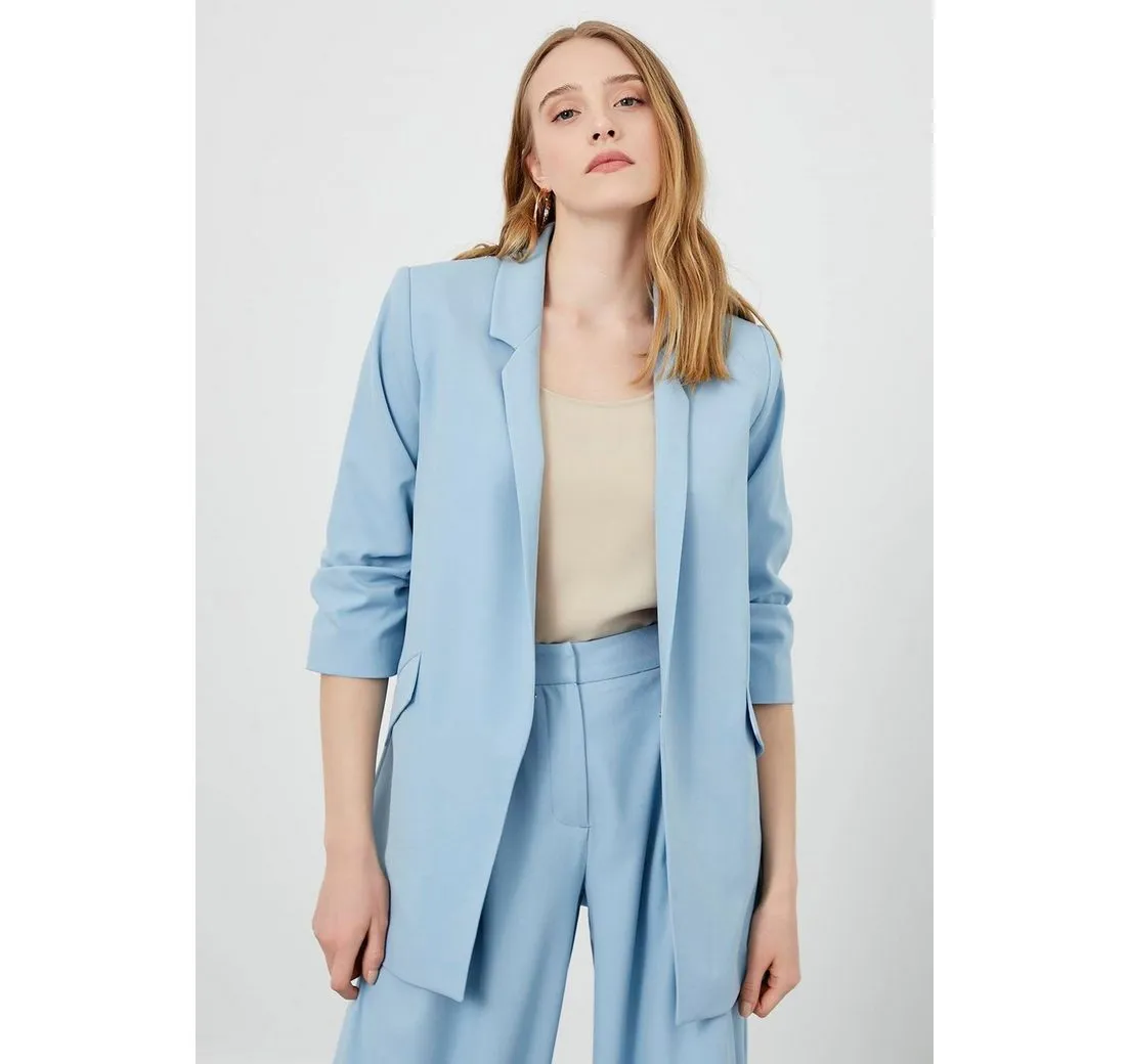 JUST LIKE YOU Jackenblazer Jacke mit gefalteten Ärmeln