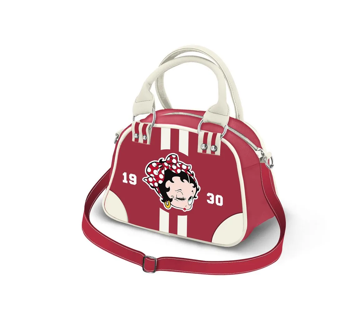 Karactermania Bowlingtasche Betty Boop Handtasche Henkeltasche Umhängetasche Rockabilly Handbag