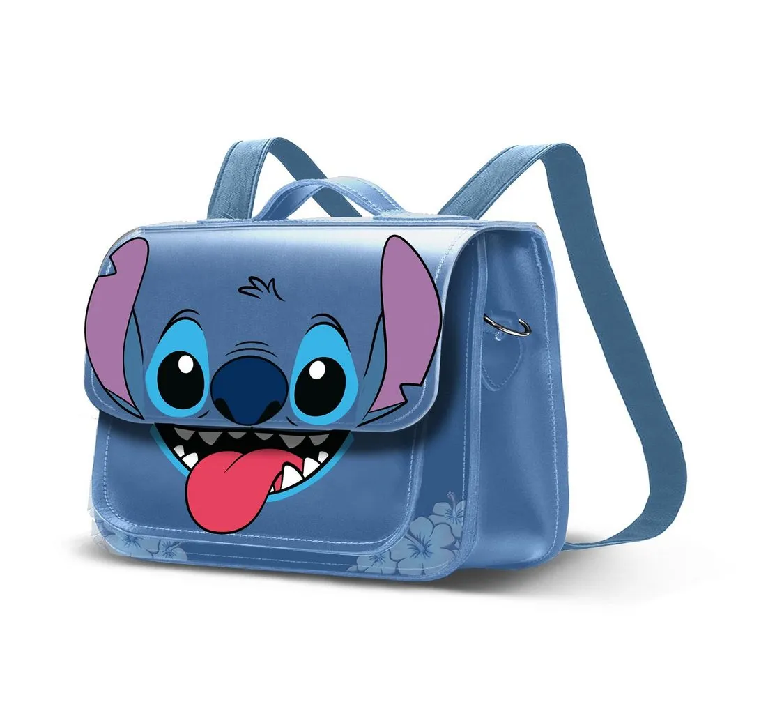 Karactermania Schultertasche Disney Lilo & Stitch kleiner Rucksack Tasche Umhängetasche Handtasche, 3 in 1 Funktion