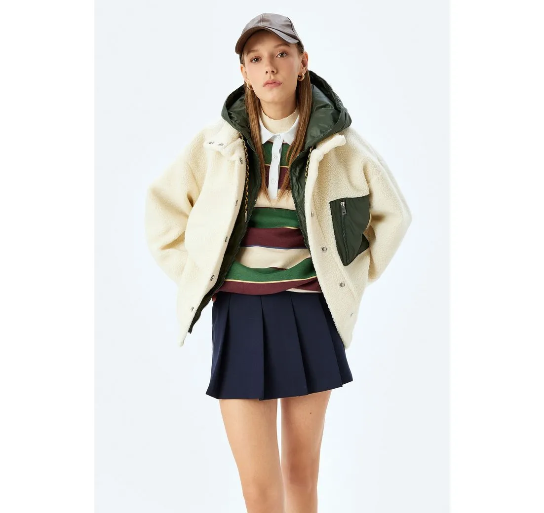 KOTON Jackenblazer Oversize Klassisch Jackenblazer