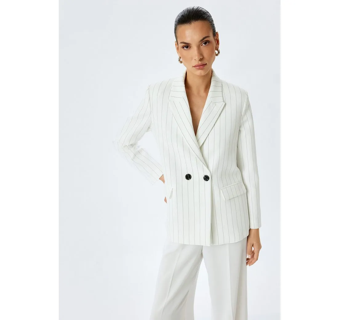 KOTON Jackenblazer Oversize Umschlag Jackenblazer