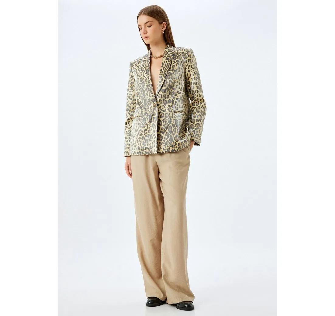 KOTON Jackenblazer Regular Klassisch Jackenblazer