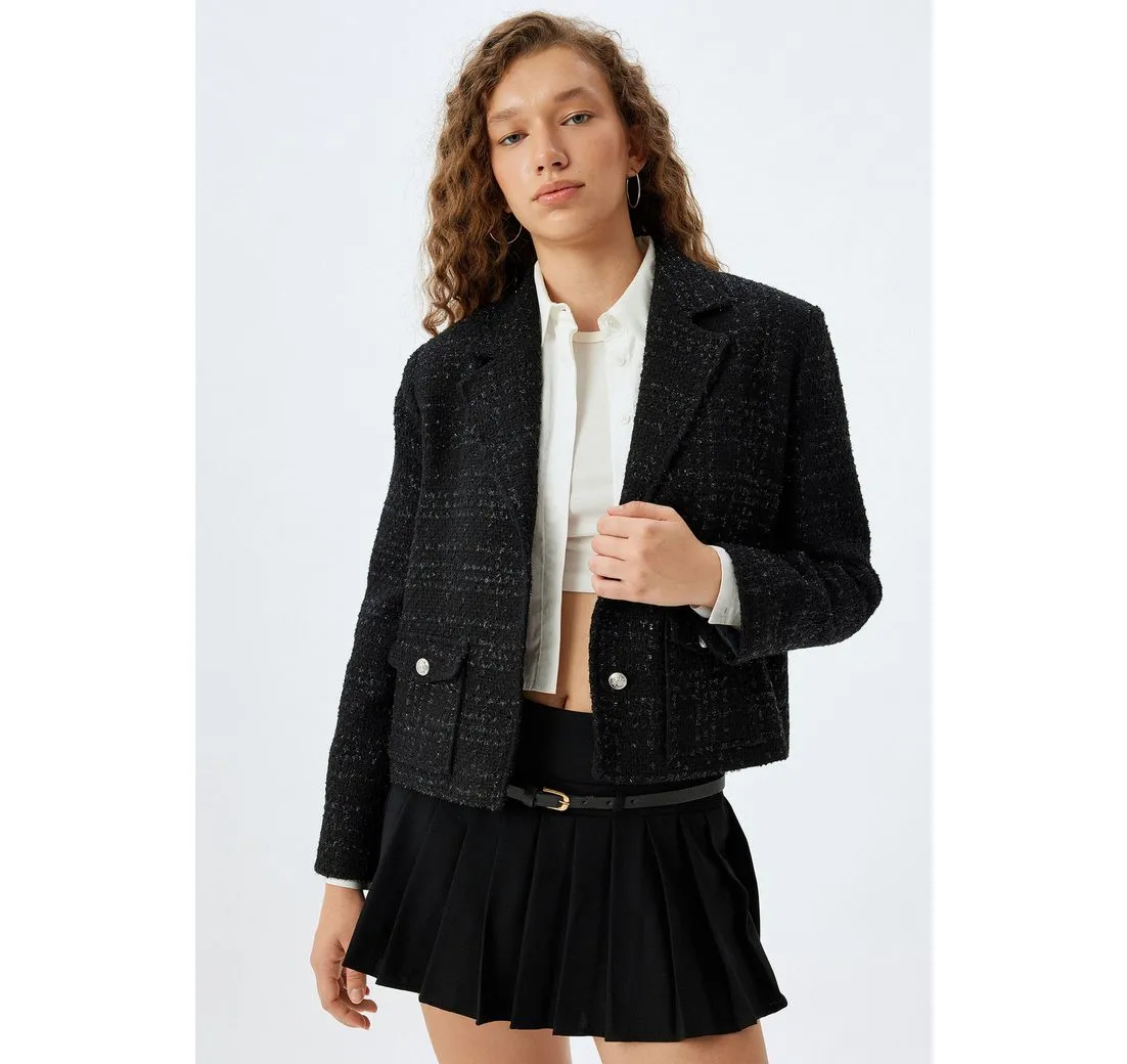 KOTON Jackenblazer Regular Klassisch Jackenblazer