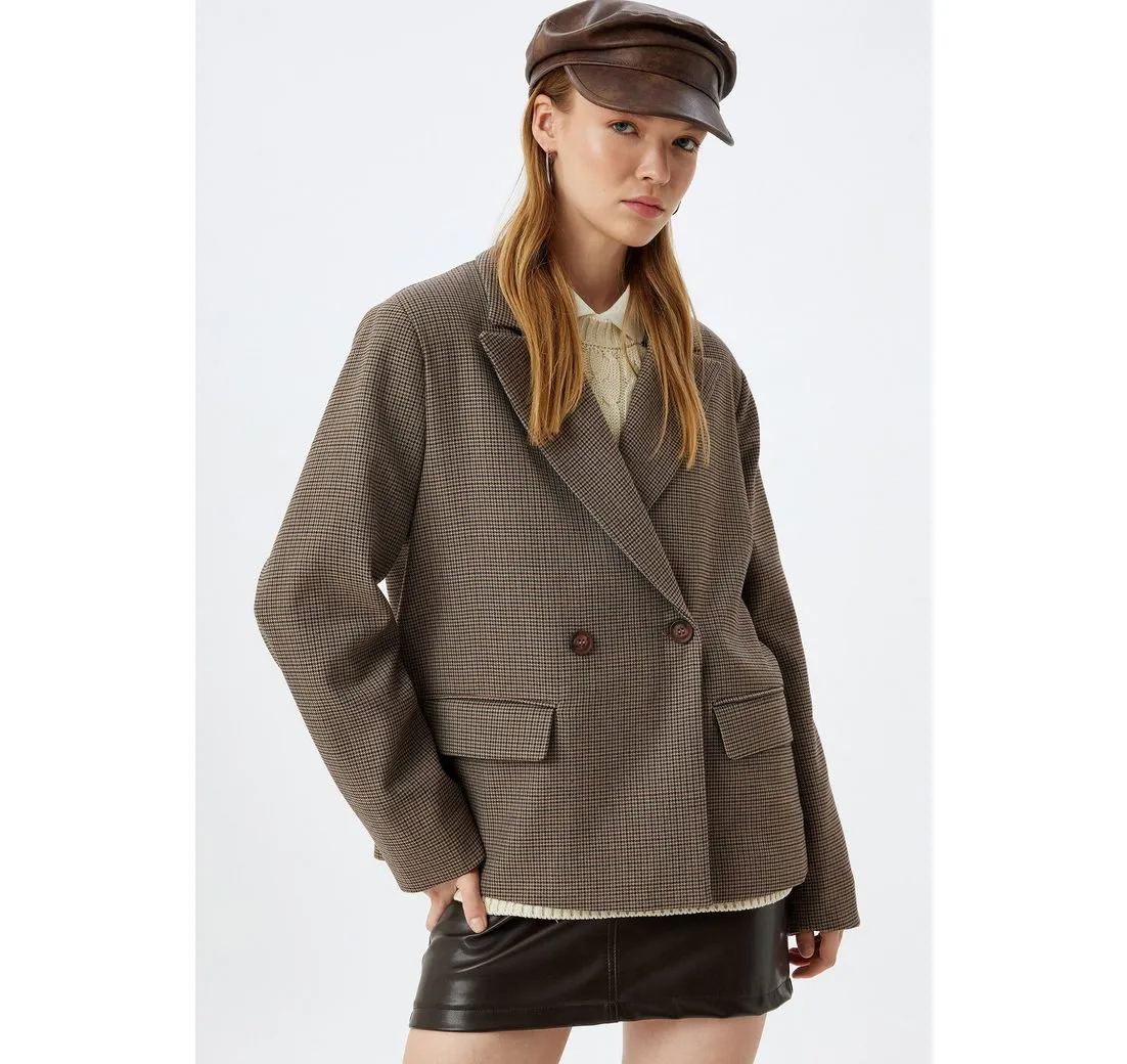 KOTON Jackenblazer Regular Klassisch