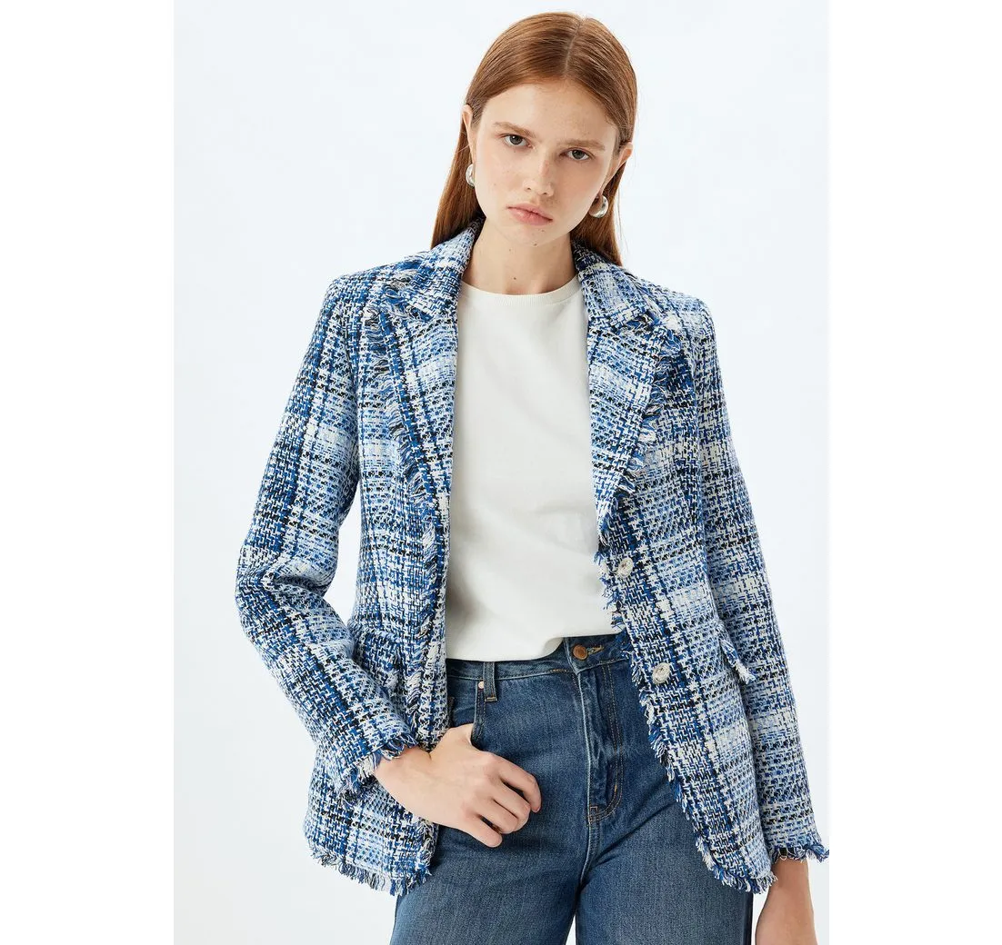 KOTON Jackenblazer Regular Tweed