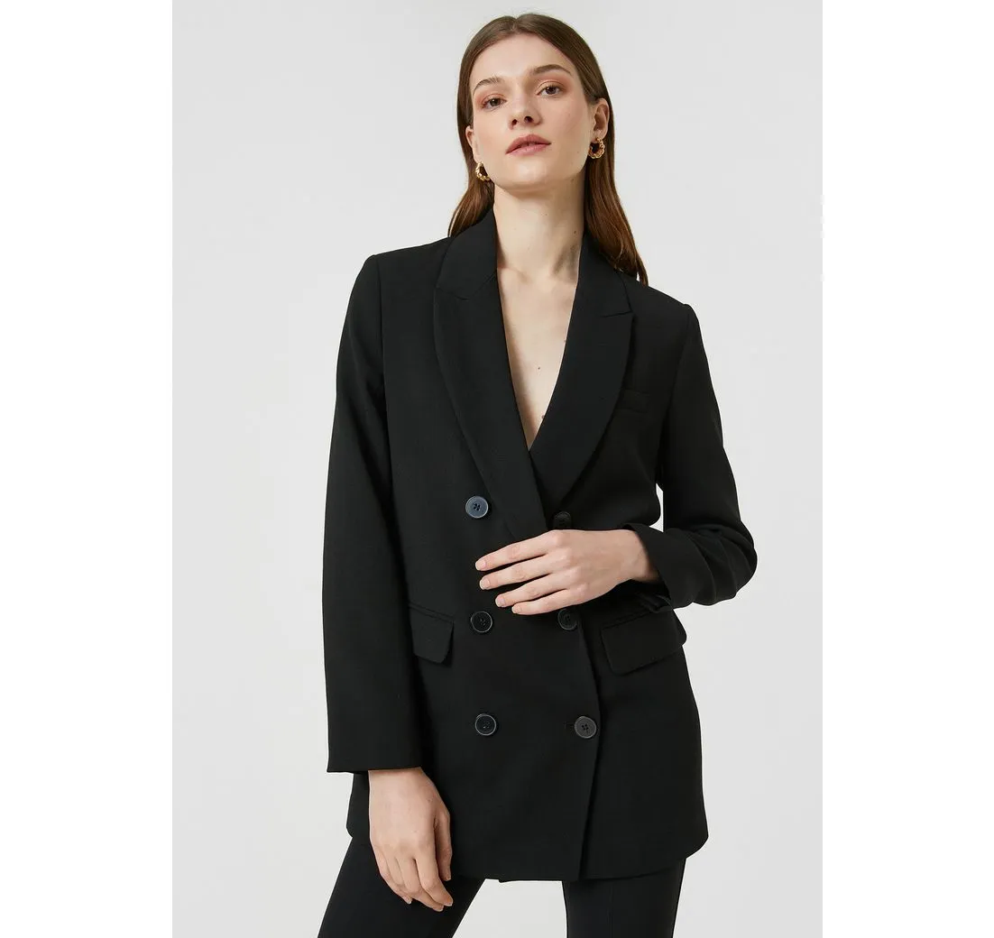 KOTON Jackenblazer Regular Umschlag Jackenblazer