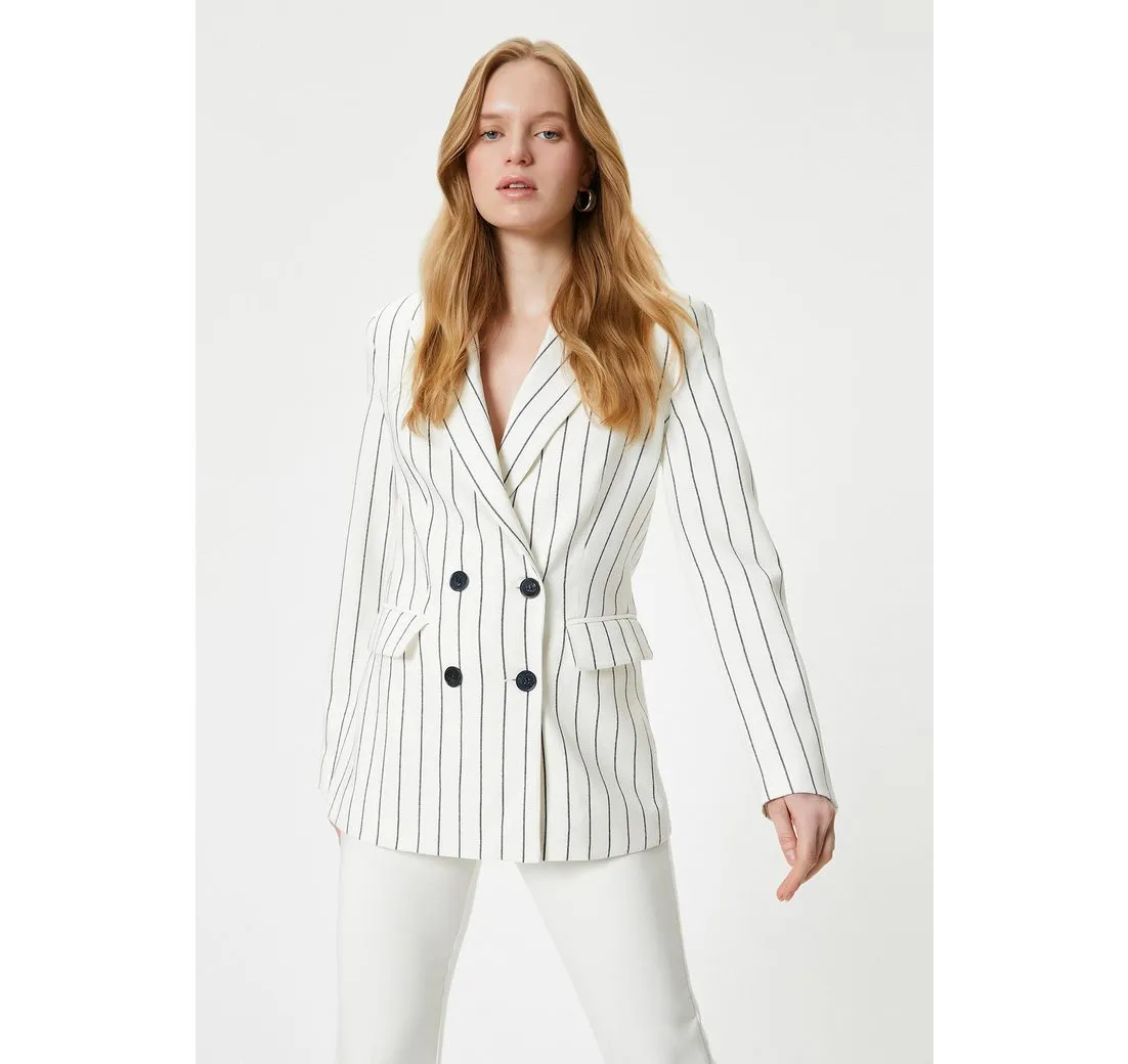 KOTON Jackenblazer Regular Umschlag Jackenblazer