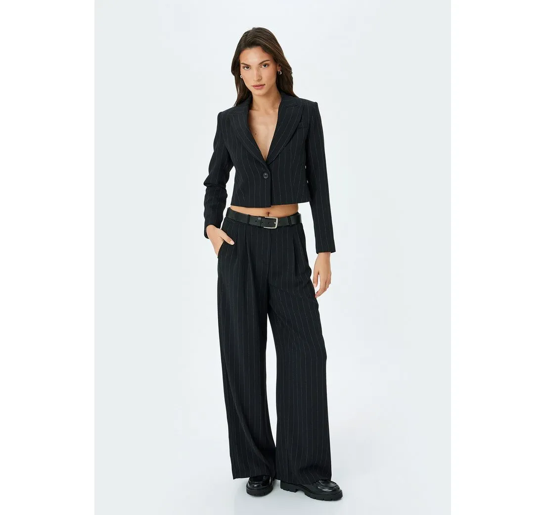 KOTON Jackenblazer Regular Umschlag Jackenblazer