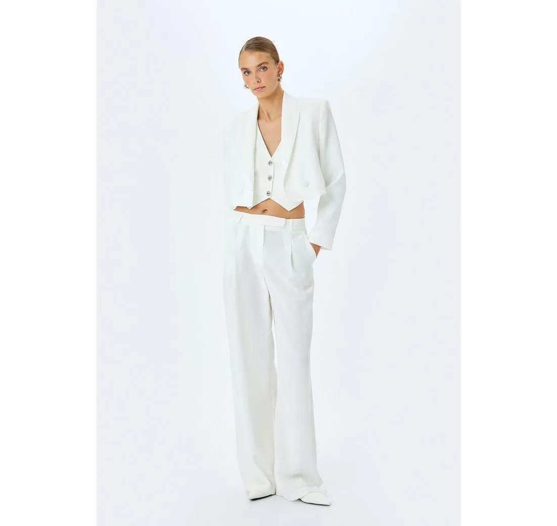 KOTON Jackenblazer Regular Umschlag Jackenblazer