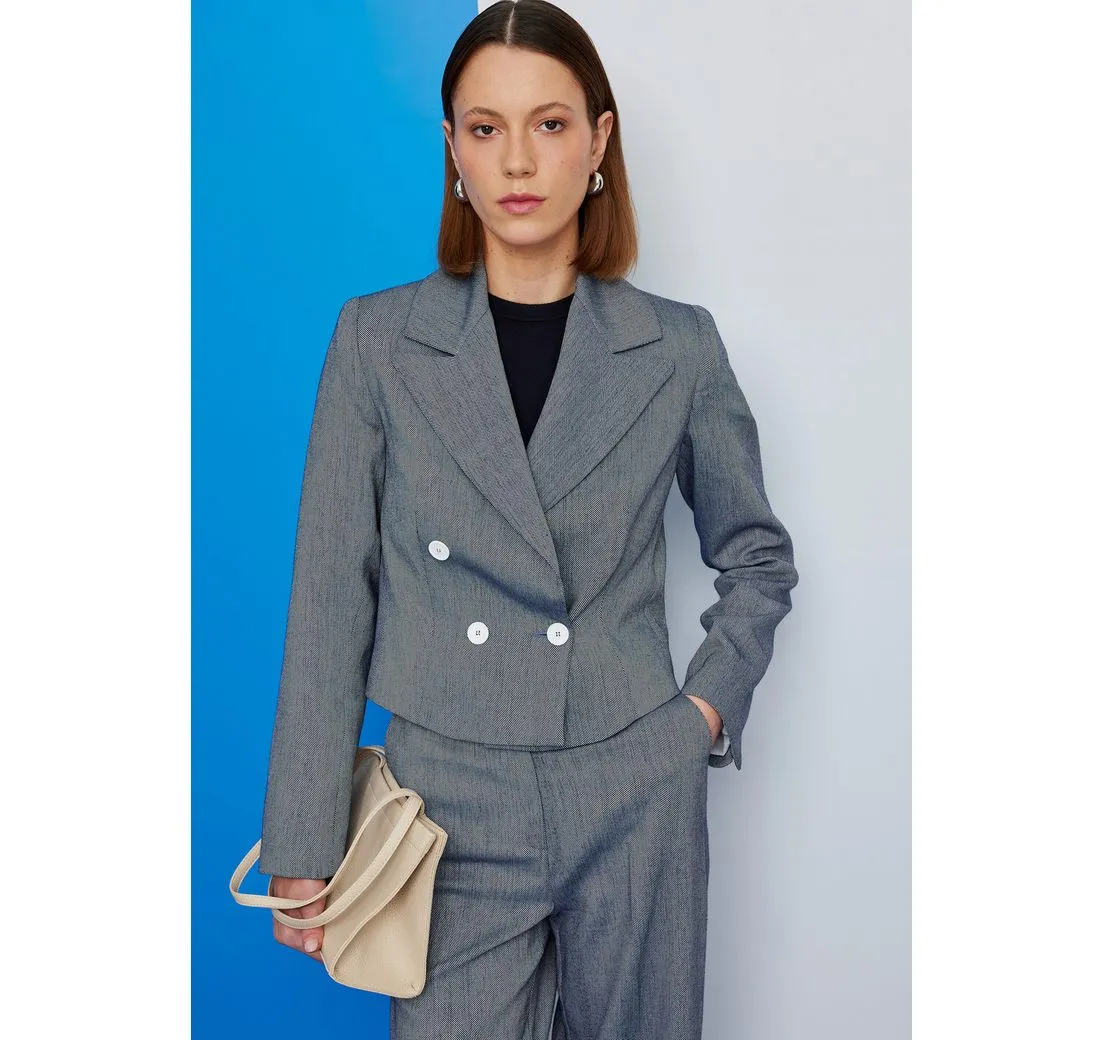 KOTON Jackenblazer Regular Umschlag Jackenblazer
