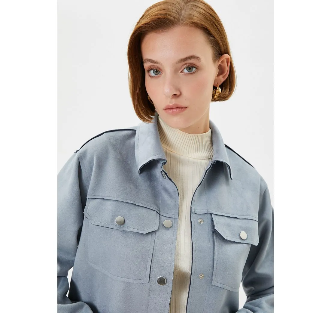 KOTON Jackenblazer Relax Biker Jackenblazer