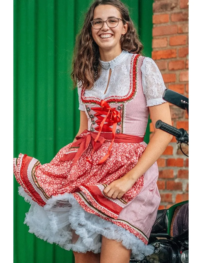 KRÜGER MADL Dirndl Mini Dirndl 2tlg. - MARGRET - rot