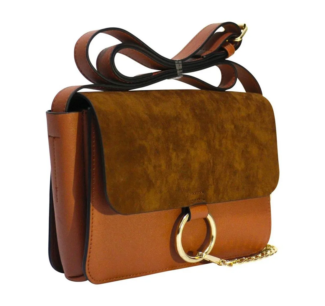 Kronya Handtasche Elegante Umhängetasche aus Kunstleder, Arbeit Büro Clutch Crossbody, Kunstleder