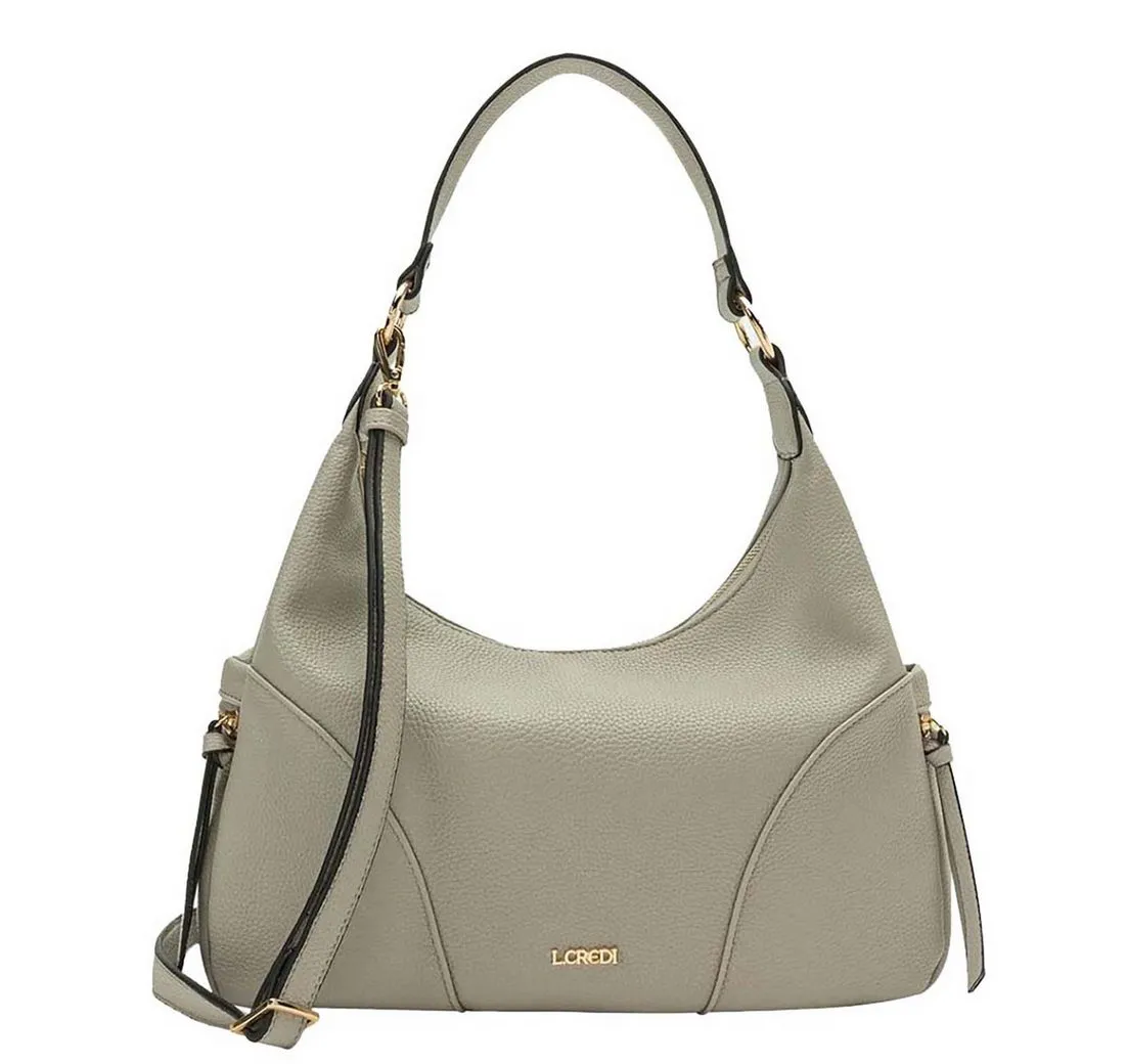 L. CREDI Hobo NAJUKA Damen-Schultertasche Fb. stone