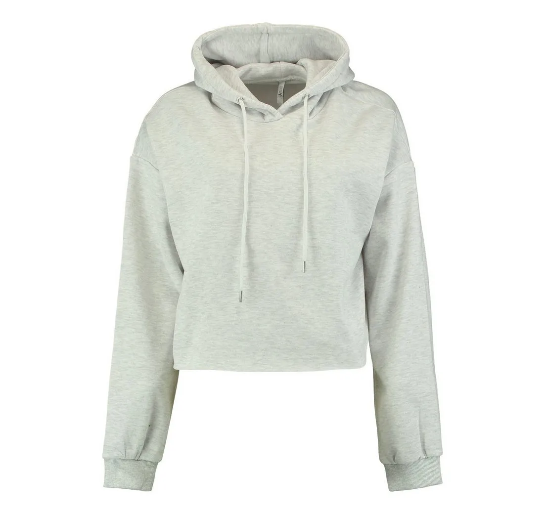 LAMARTA Stillpullover Damen Fleece Pullover Weiß