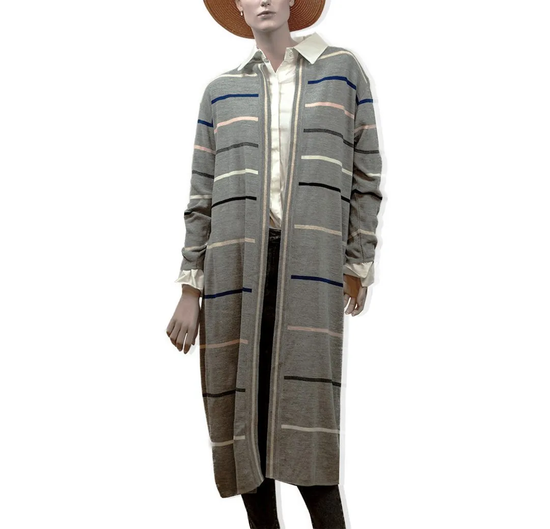 LAMARTA Stillpullover Oversized Longsweater für Damen, Kuscheliger Strickpullover