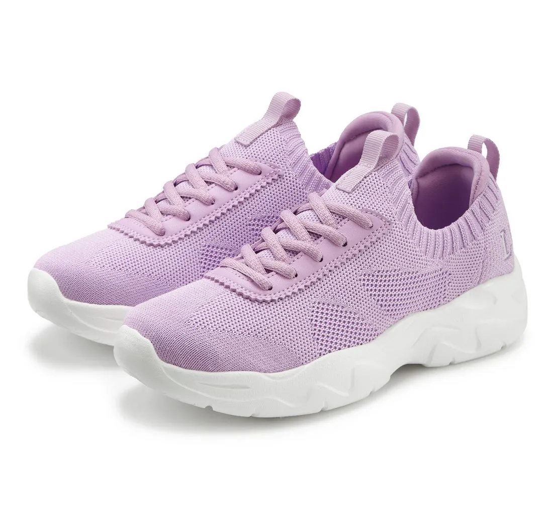 LASCANA ACTIVE Sneaker ultraleicht und bequem zum Reinschlüpfen mit Zierschnürung VEGAN