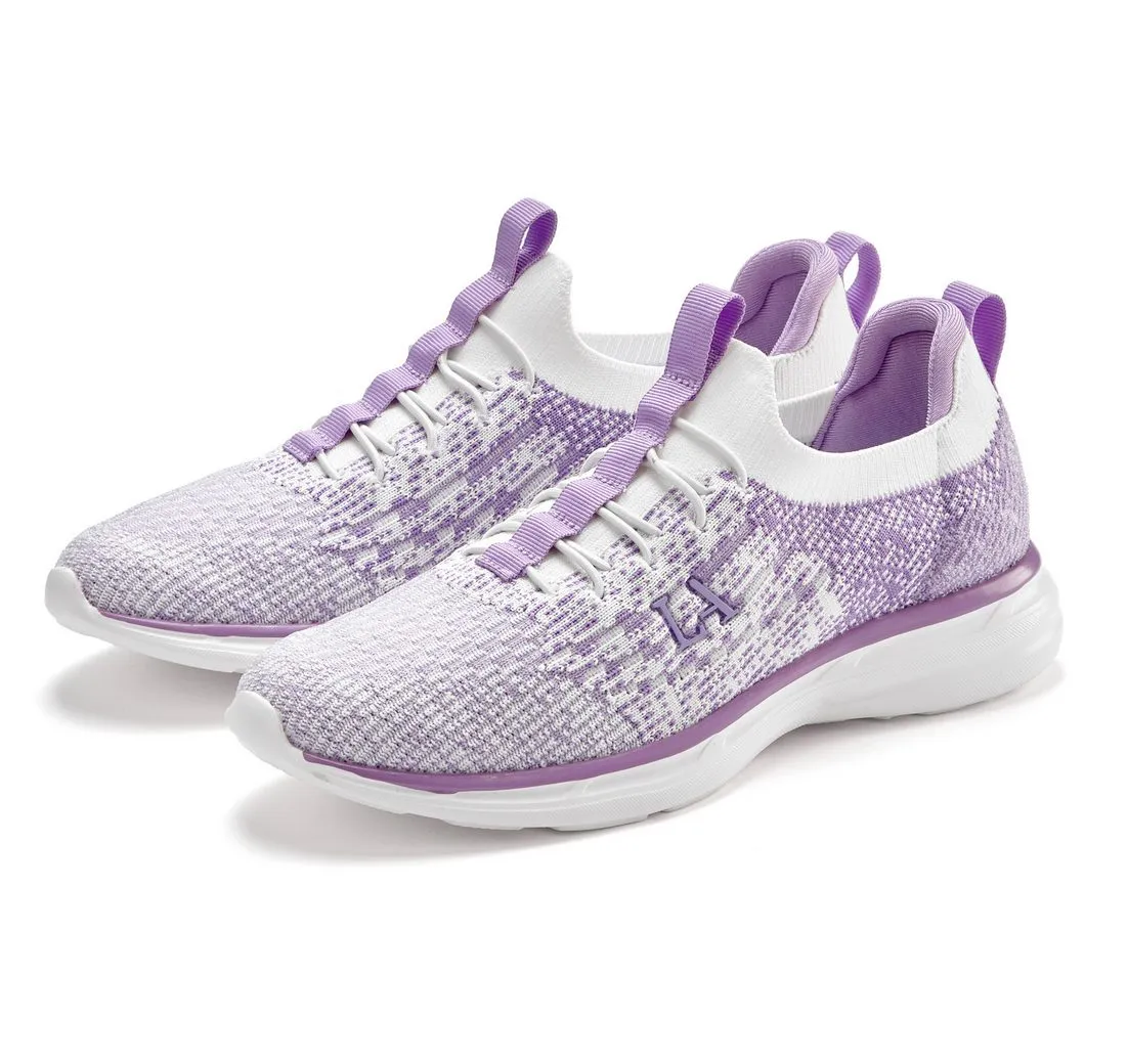 LASCANA Slipper, Halbschuh, Sneaker bequem zum Reinschlüpfen mit elastischen Schnürbändern Unisex VEGAN