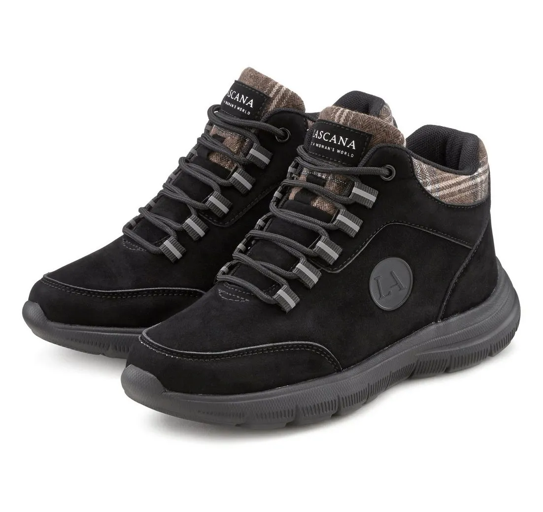 LASCANA Sneaker mit leichter Sohle, Outdoorschuhe,Freizeitschuhe,Trekking Boots, VEGAN