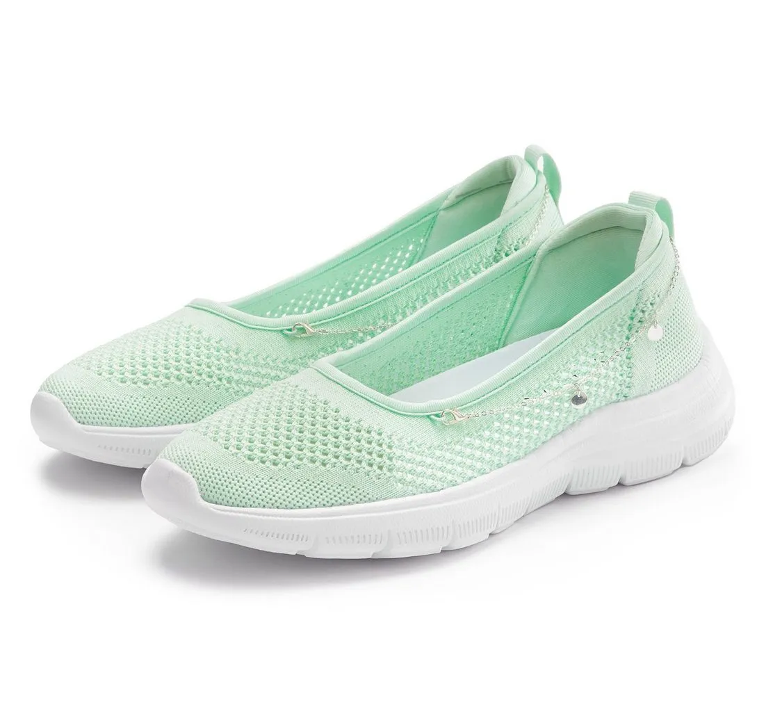 LASCANA Sneaker Slipper, Ballerina, Halbschuhe zum Reinschlüpfen VEGAN
