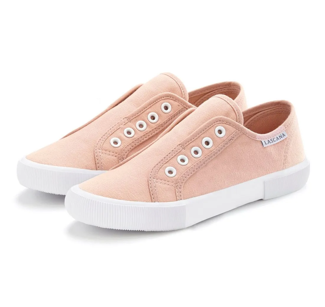 LASCANA Sneaker Slipper, Halbschuh bequem zum Reinschlüpfen VEGAN