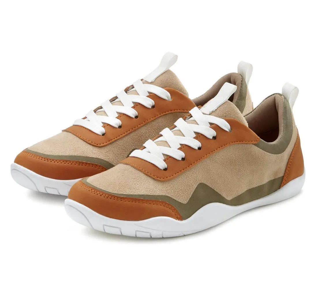 LASCANA Sneaker superleicht, ultraflache Sohle, Schürhalbschuh, Freizeitschuh VEGAN