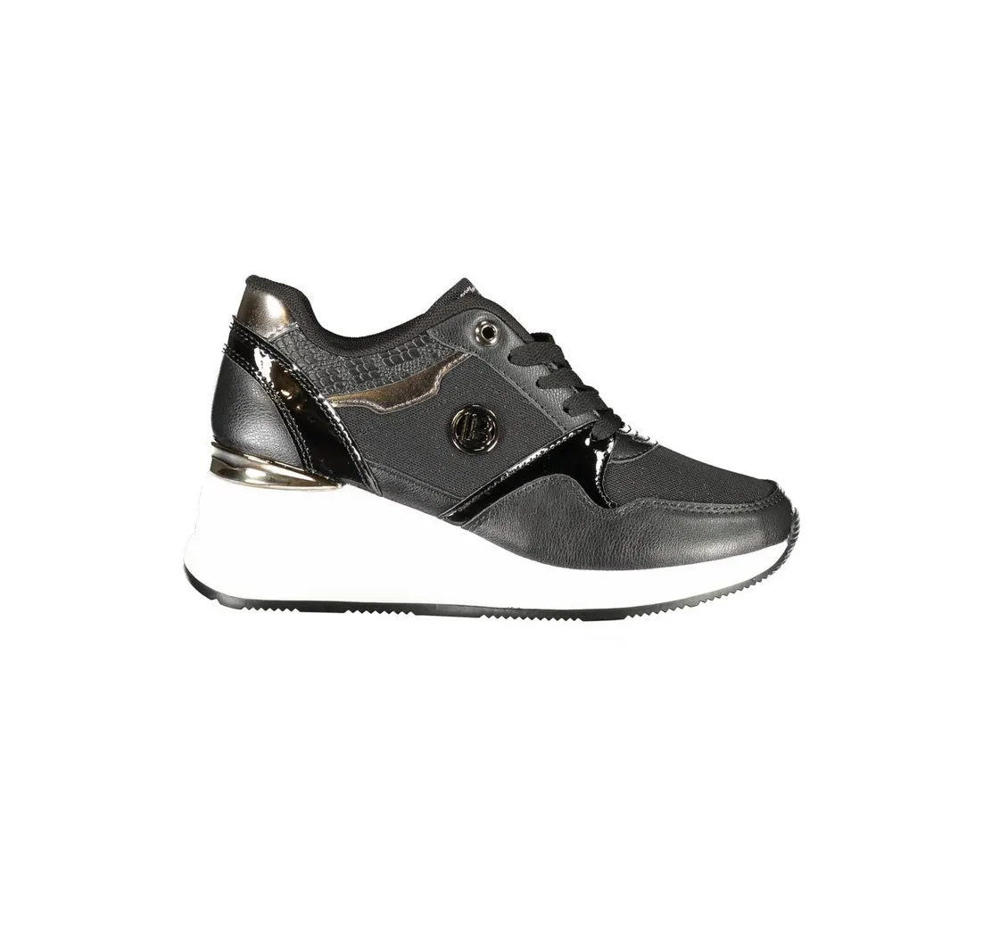 LAURA BIAGIOTTI Sneaker Elegante Damensneaker Schwarz, Leder, Kontraste