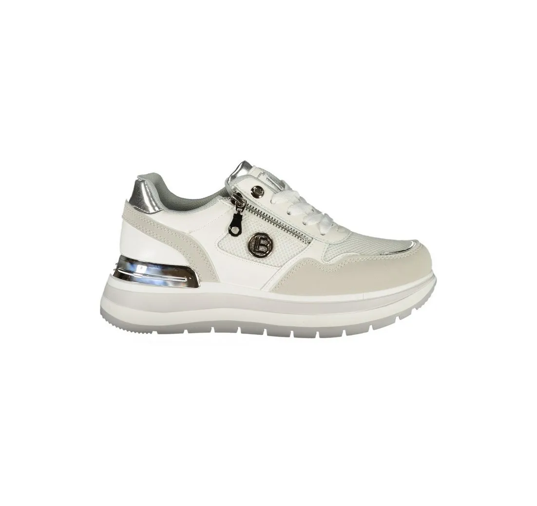 LAURA BIAGIOTTI Sneaker Eleganter Damen-Sportschuh in Weiß mit seitlichem