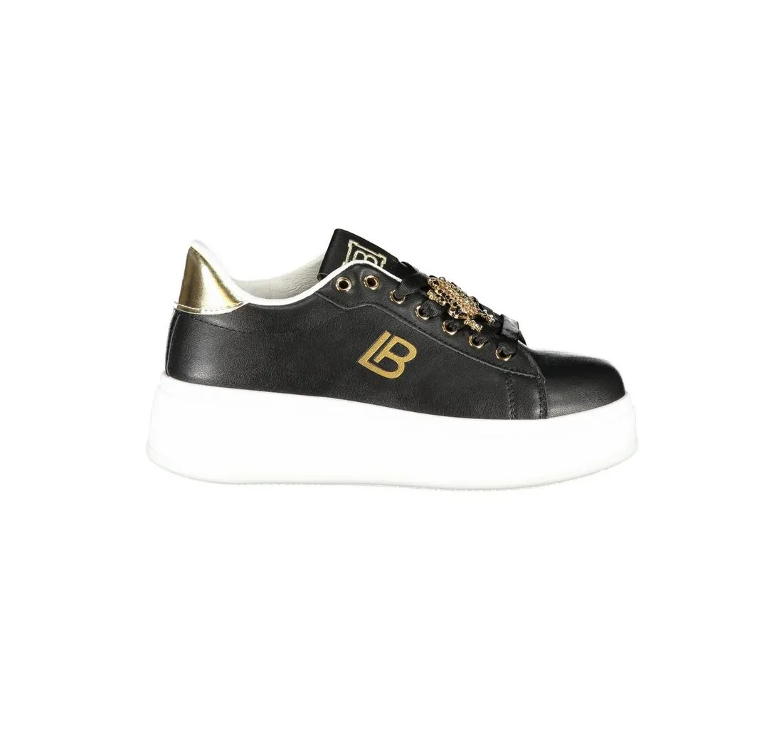 LAURA BIAGIOTTI Sneaker Eleganter Damensneaker aus Leder mit Strass &